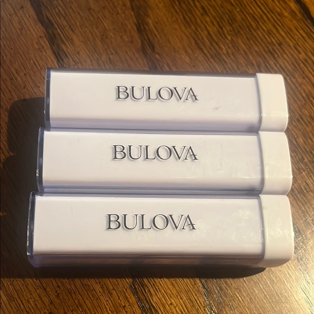 Bulova Rechargeable USB Portable Battery Charger x3  Promo